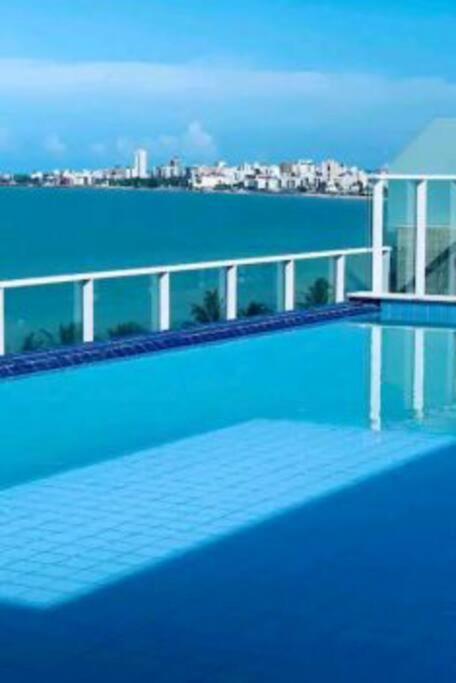 Flat Bello Plaza - Piscina Com Vista Da Orla Cabedelo Exterior photo